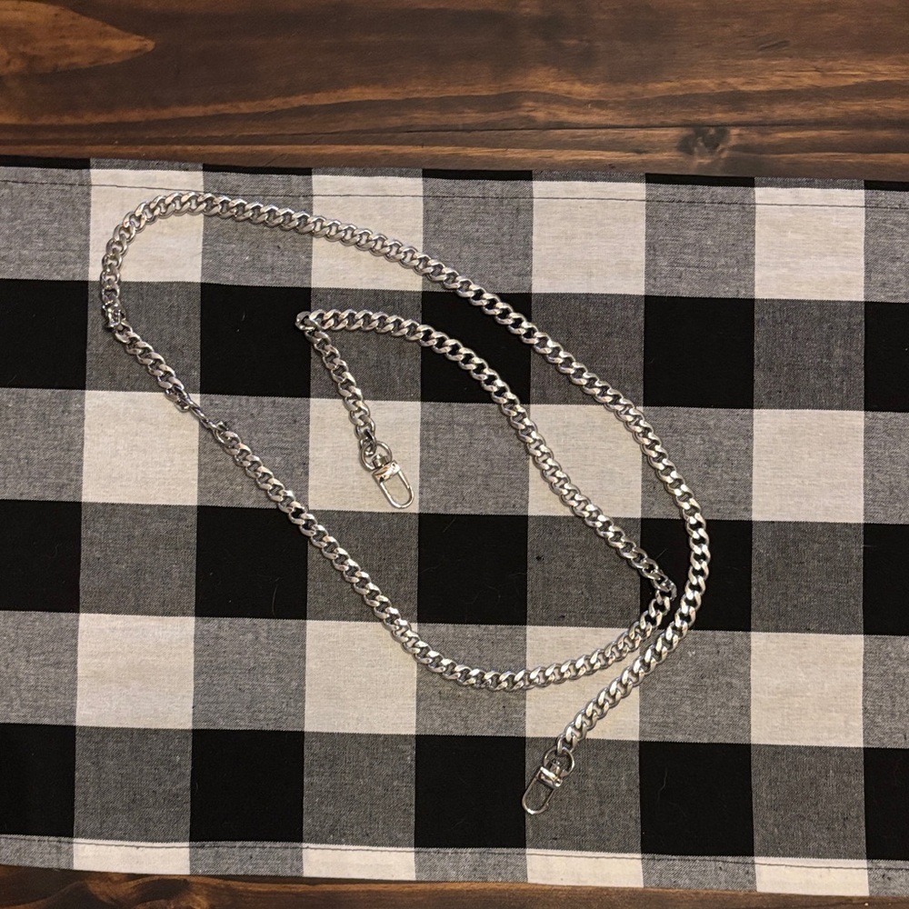 Silver Chain purse replacement strap